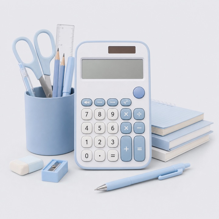 Calculadora escolar ficticio para demostración