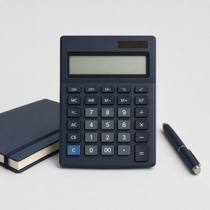 Calculadora financiera ficticio para demostración