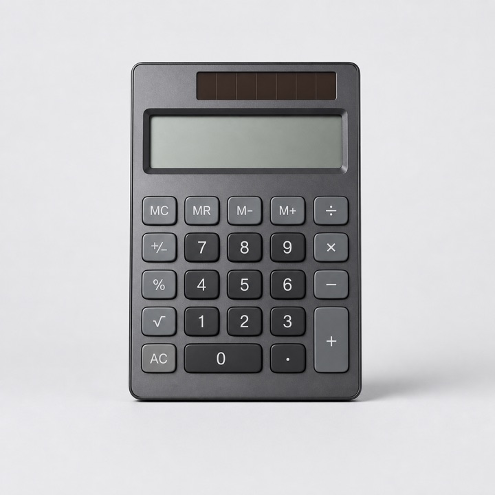 Calculadora solar ficticio para demostración