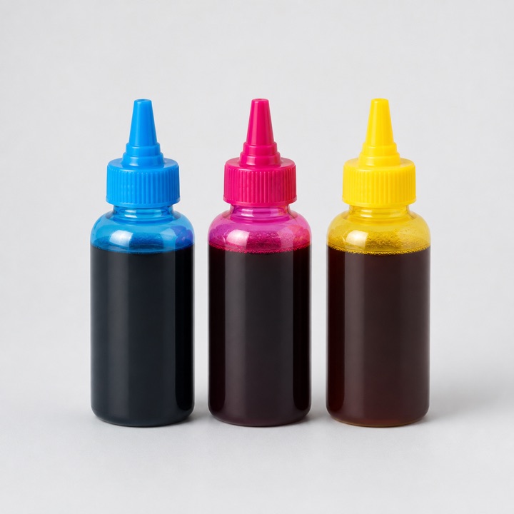 Pack de tinta tricolor ficticio para demostración