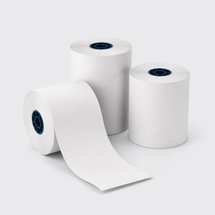 Rollos para calculadora ficticio para demostración