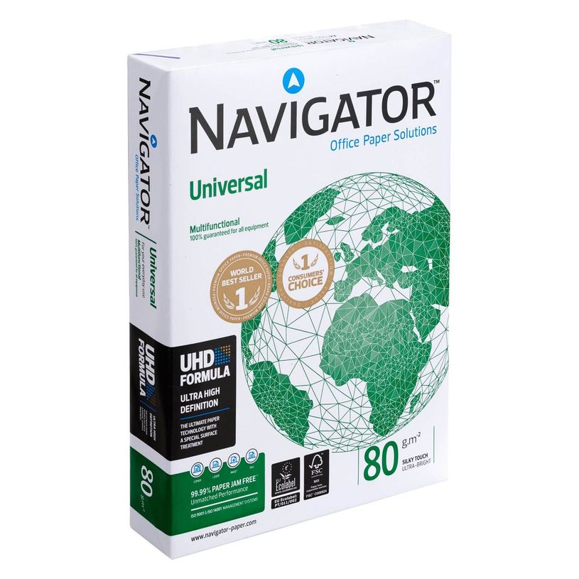 Paquete de papel Navigator Universal A4 de 80 g